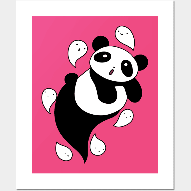 Ghost Panda Wall Art by saradaboru